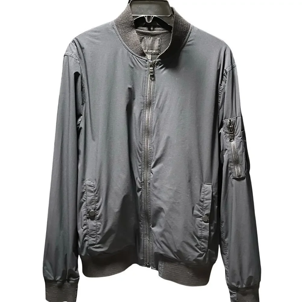 Banana Republic Motion Tech Performance Men’s Lightweight Black Jacket Size M